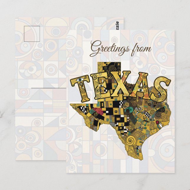 Greetings from Texas Postcard (Front/Back)