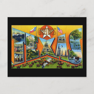 Greetings from Texas Postcard