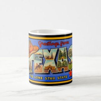 Greetings from Texas the Lone Star State  Coffee Mug