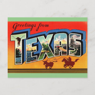 Greetings from Texas Travel Postcard