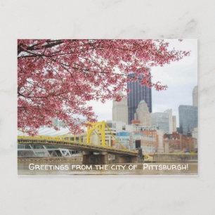 Greetings from the city of Pittsburgh! Postcard
