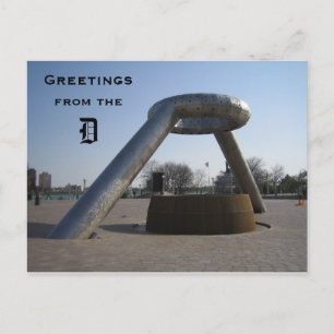 Greetings from the D Postcard