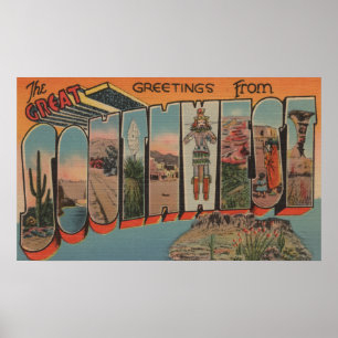 Greetings from the Great Southwest Poster