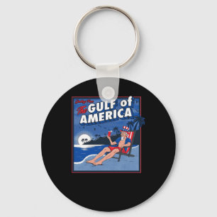 Greetings From The Gulf Of Us America Key Ring