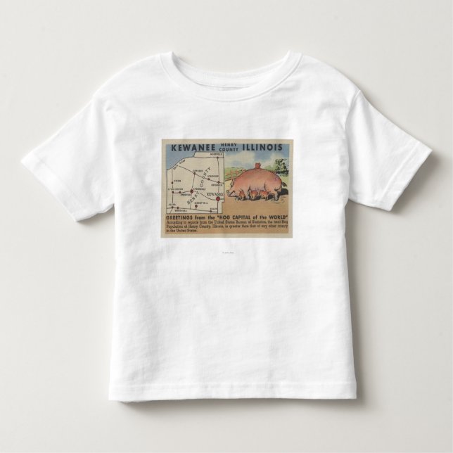 Greetings From the Hog Capital of the World Toddler T-Shirt (Front)