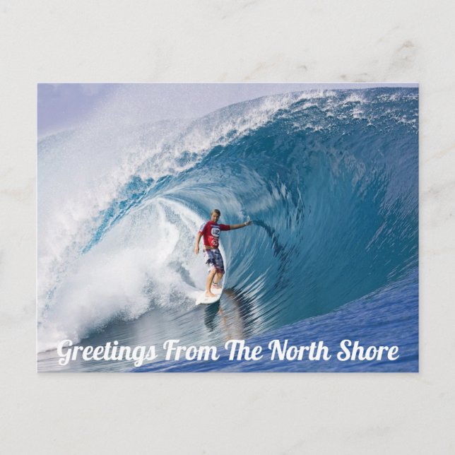 Greetings From The North Shore Postcard (Front)