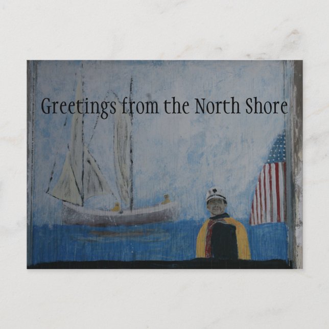Greetings from the North Shore PostCard (Front)