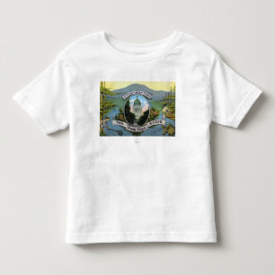 Greetings From the Pine Tree State, Scenic Toddler T-Shirt