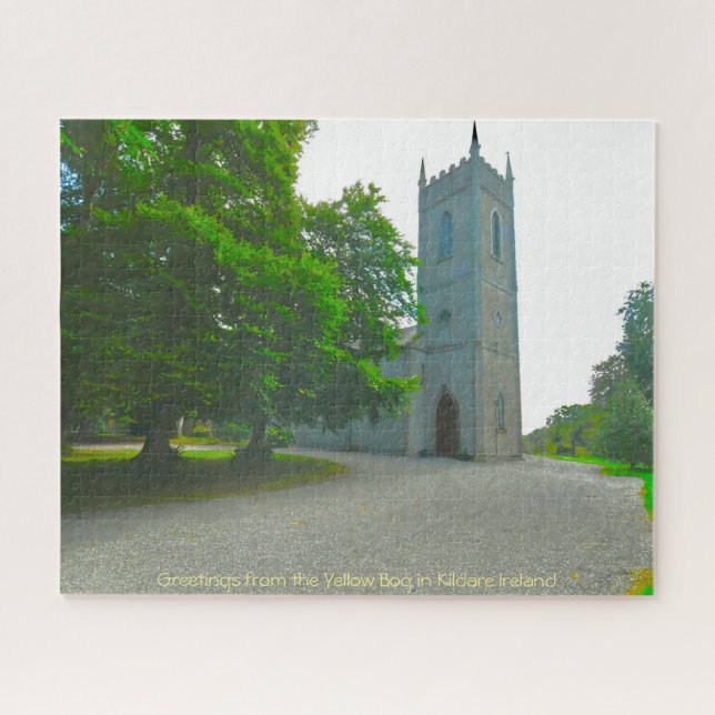 Greetings from The Yellow Bog Jigsaw Puzzle (Horizontal)