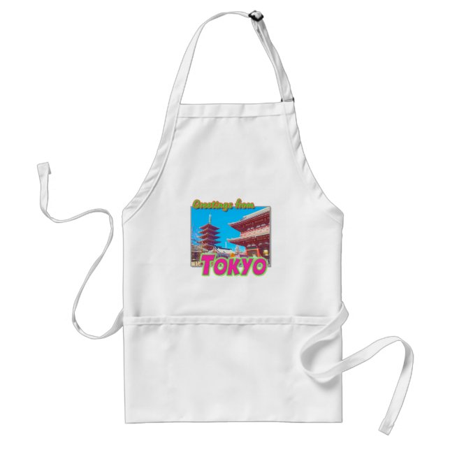 "Greetings from Tokyo" Apron (Front)