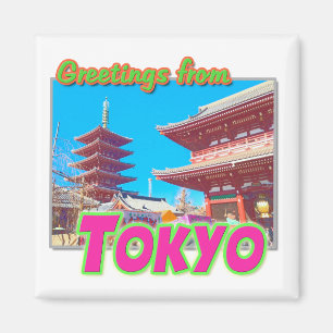 "Greetings from Tokyo" Magnet