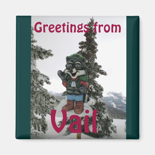Greetings from Vail Magnet (Front)