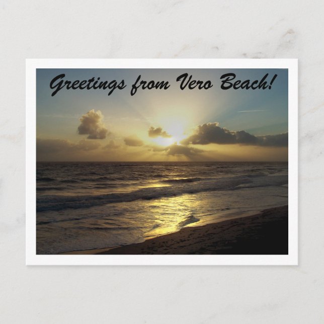 Greetings From Vero Beach! Postcard (Front)