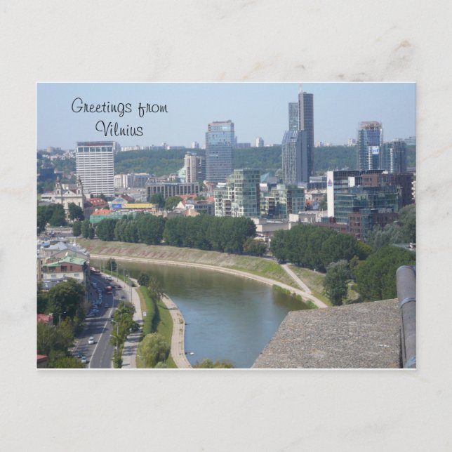 Greetings from Vilnius Postcard (Front)