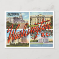 Greetings from Washington, D. C. Vintage Travel