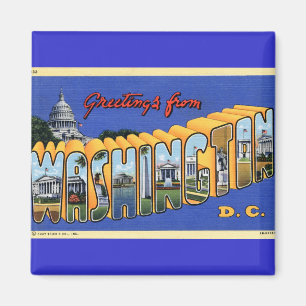 Greetings From Washington DC! Magnet