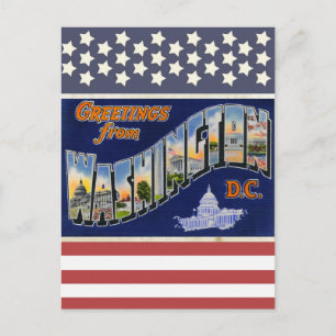 Greetings From Washington DC! Postcard