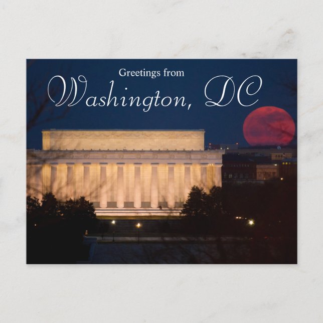 Greetings from Washington DC Postcard (Front)