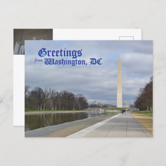 Greetings from Washington, DC Postcard