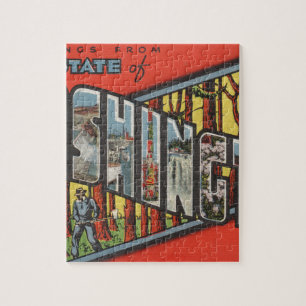 Greetings From Washington Jigsaw Puzzle