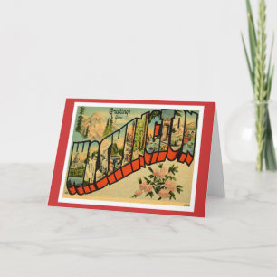 Greetings From Washington WA Card