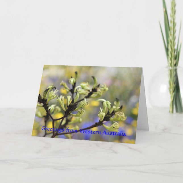 Greetings from Western Australia Card (Front)