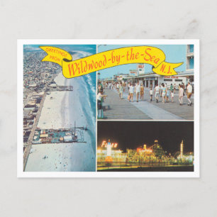 Greetings from Wildwood by the Sea, New Jersey Postcard