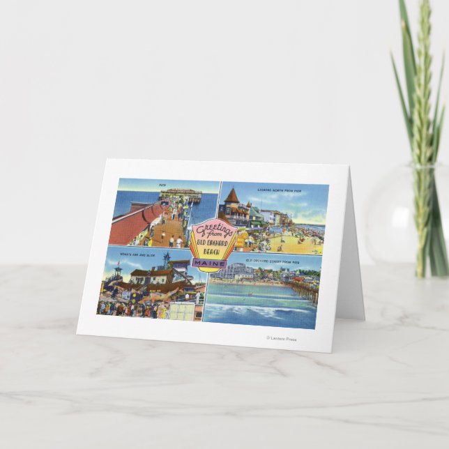 Greetings From with Scenic Views Card (Front)
