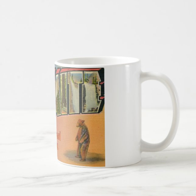 Greetings From Yosemite National Park Coffee Mug (Right)