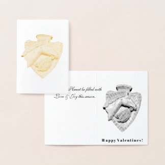 Greetings! Happy Valentines Foil Card