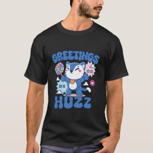 Greetings Huzz Funny Gen Z Alpha Silly Kitten Cat T-Shirt
