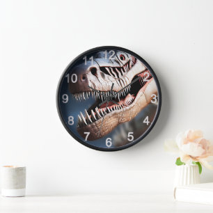 Greetings My Fellow T Rexs, Wall Clock