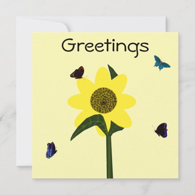 Greetings Notecard (Front)