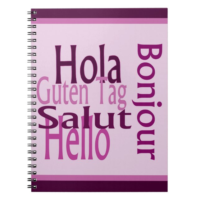 Greetings Spiral Photo Notebook (Front)