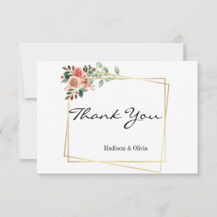 Greetings Thank You Cards