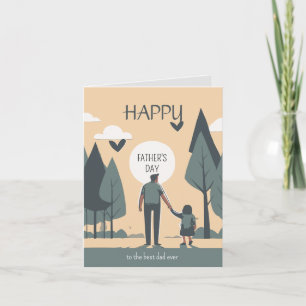 Greetings to the Best Dad Ever, Lovely and Funny Card