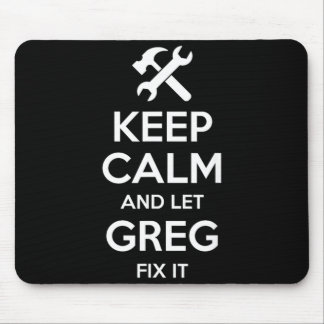 Greg Fix Quote Funny Birthday Personalised Name Mouse Pad