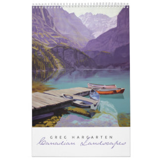 Greg Hargarten Canadian Landscapes Calendar