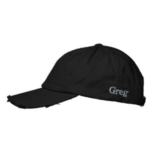 Greg Name Embroidered, Embroidered Hat