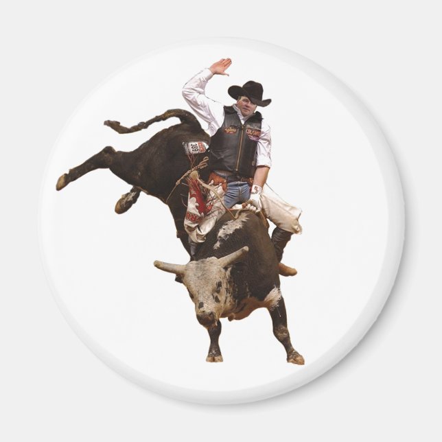Greg on Bull Magnet (Front)