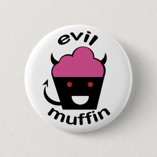 Greg the Evil Muffin 6 Cm Round Badge