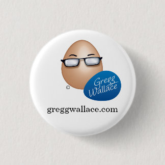 greggwallace.com 3 cm round badge