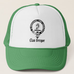 Gregor Badge Hat, Clan Gregor Trucker Hat