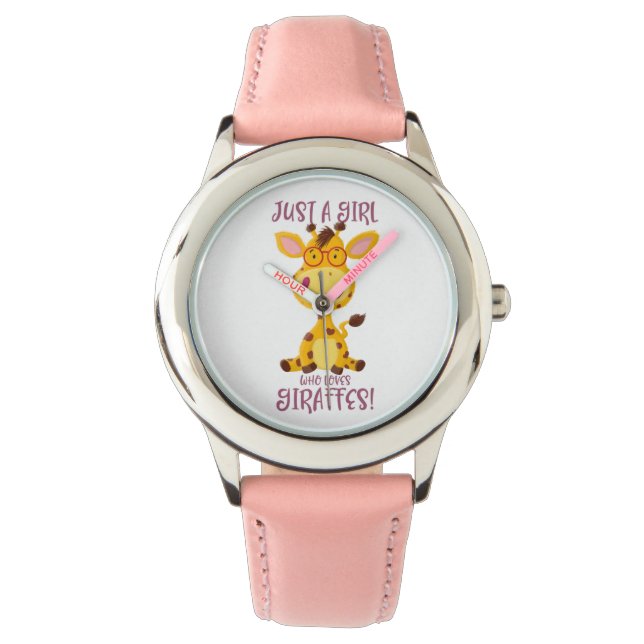 Gregor Giraffe - Just A Girl Who Loves Giraffes! Watch (Front)