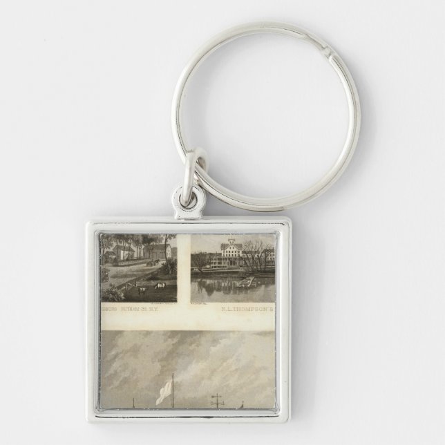 Gregory House, Doane, Thompson residences Key Ring (Front)