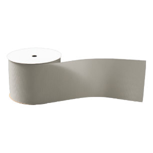 Greige Grosgrain Ribbon
