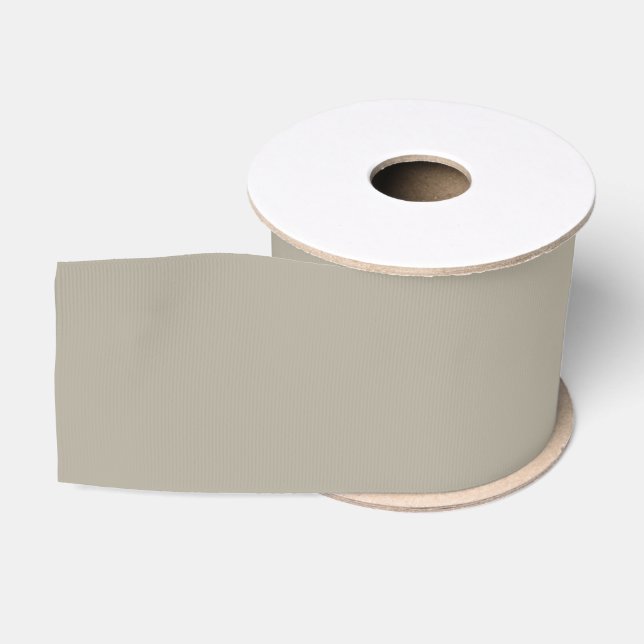 Greige Grosgrain Ribbon (Spool)