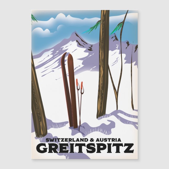 Greitspitz Switzerland & Austria Ski poster (Front)