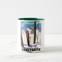 Greitspitz Switzerland & Austria Ski poster