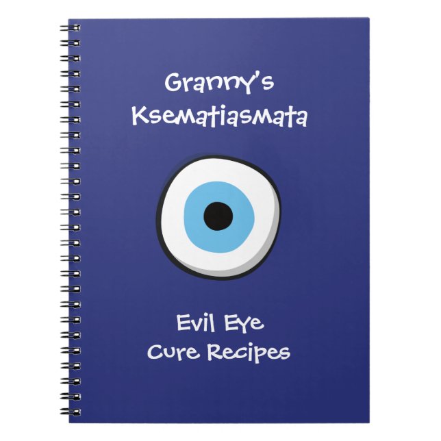 Grek Evil Eye Notebook (Front)
